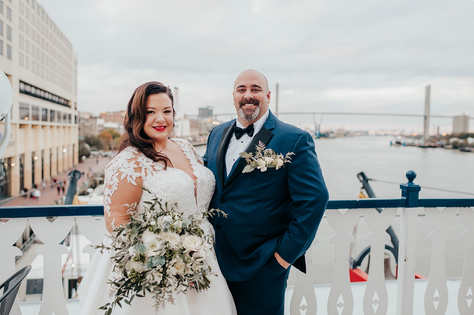 Savannah Riverboat Cruise Wedding  photos