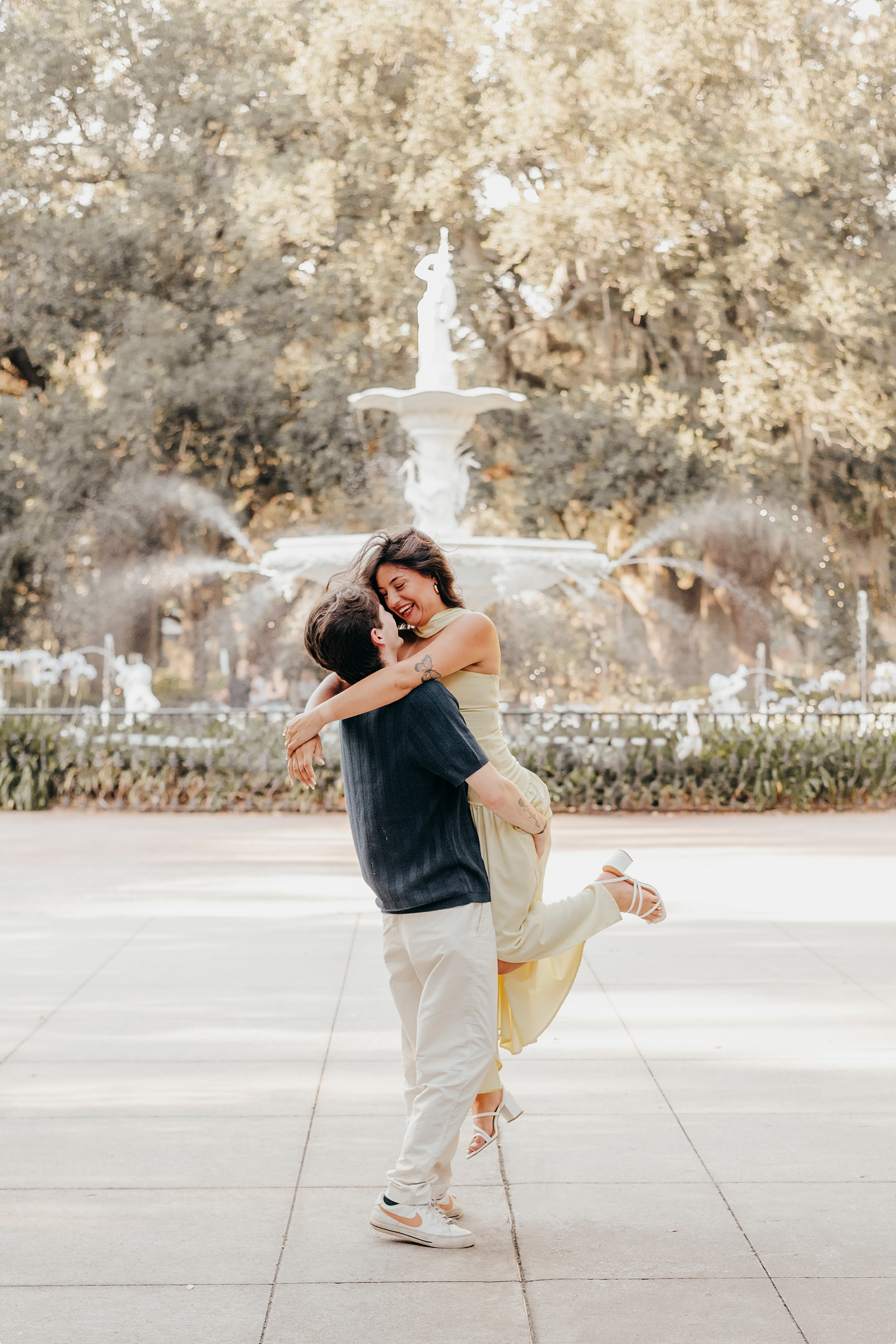Savannah proposal at forysth park