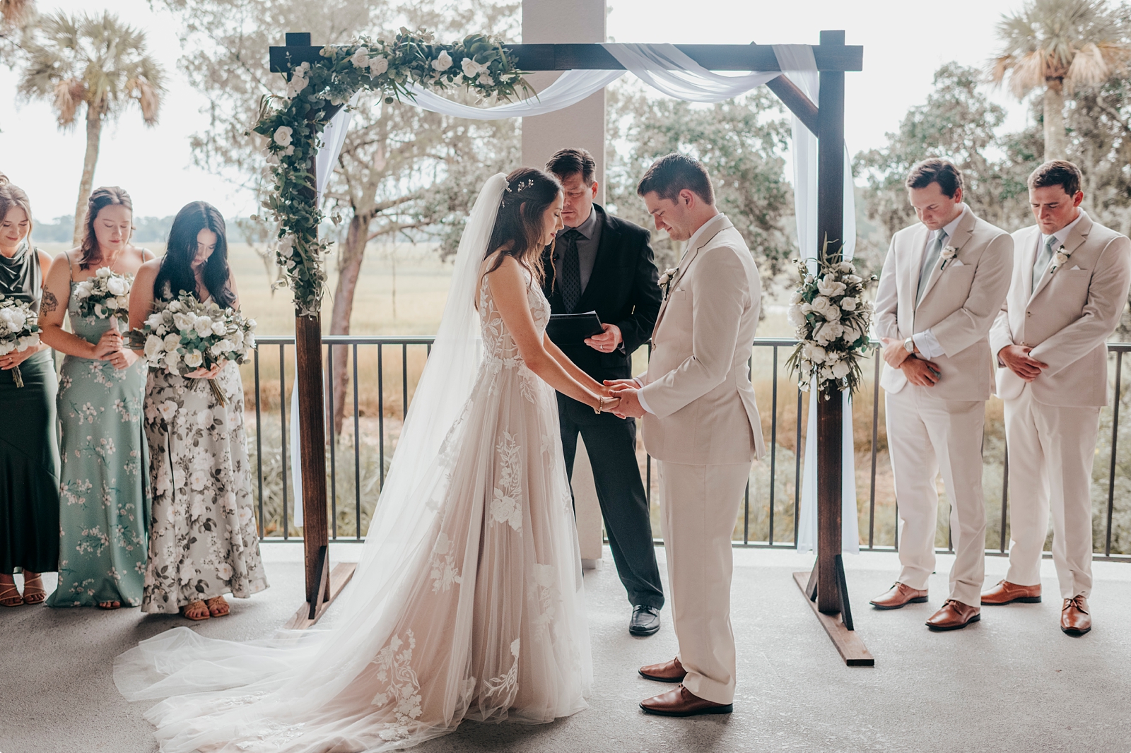 Moss Creek Country Club Wedding ceremony